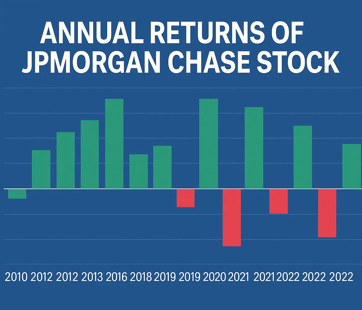 Annual Returns Of JPMorgan Chase Stock From 1985 To 2025 – JPM